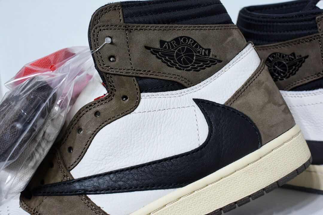 travis scott x air jordan 1 aj1 倒勾 prime